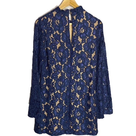 WAYF- Navy lace mini dress- Size small - Picture 3 of 7